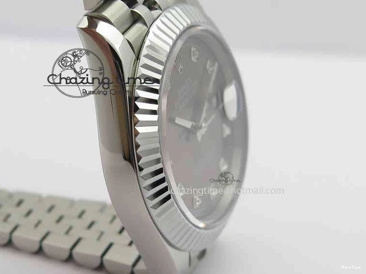 MiroTime 0326 DateJust II 41mm BP Maker Best Edition Gray Diamonds Dial On New Version Jubilee Bracelet A Breathable 3626